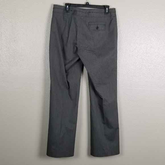 City Unltd Pinstripe Mid-Rise Straight Leg Pant 12 - Picture 6 of 8